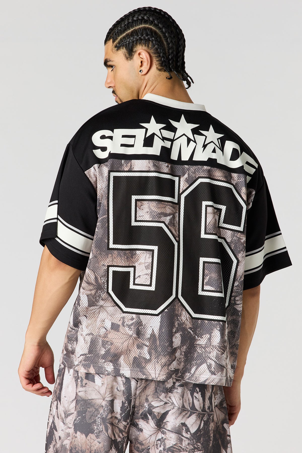 Alt View 2. Mesh Graphic Jersey - Camouflage