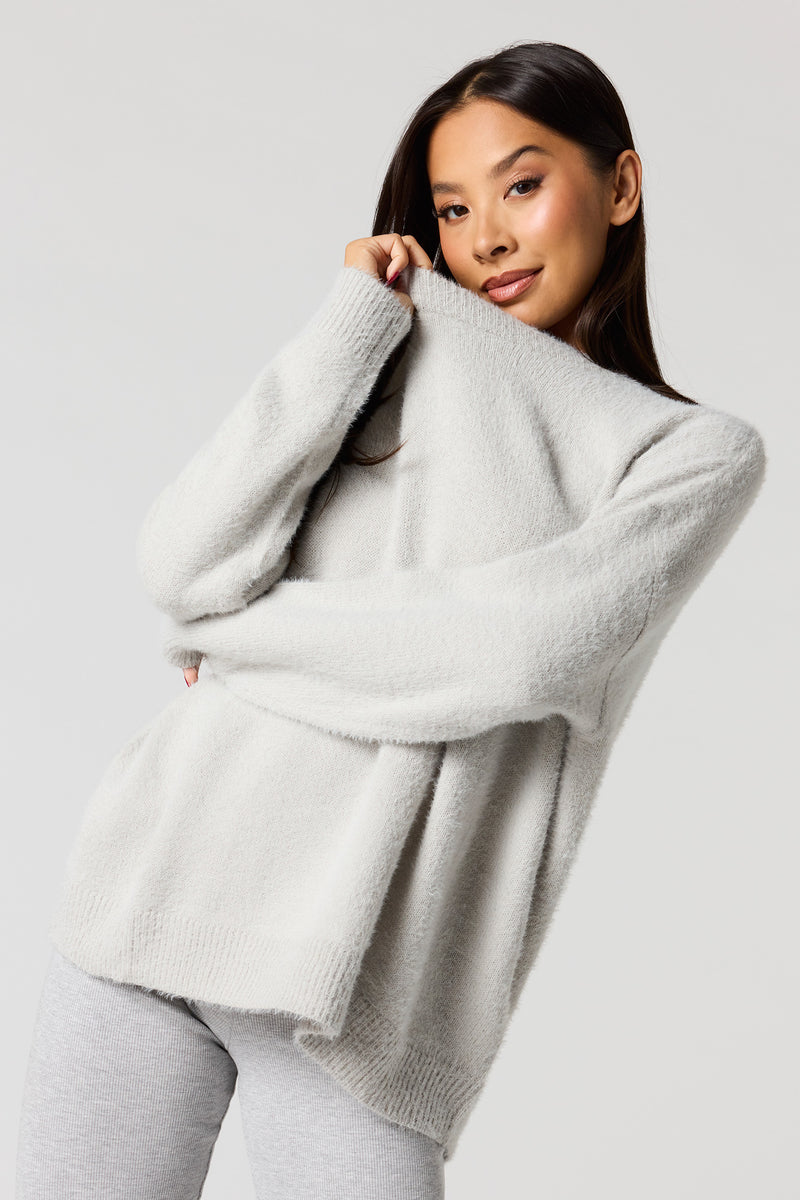Fuzzy Knit Sweater