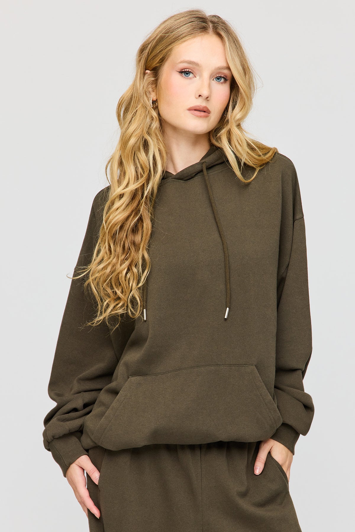 Premium Fleece Humongous Hoodie - Dark Green
