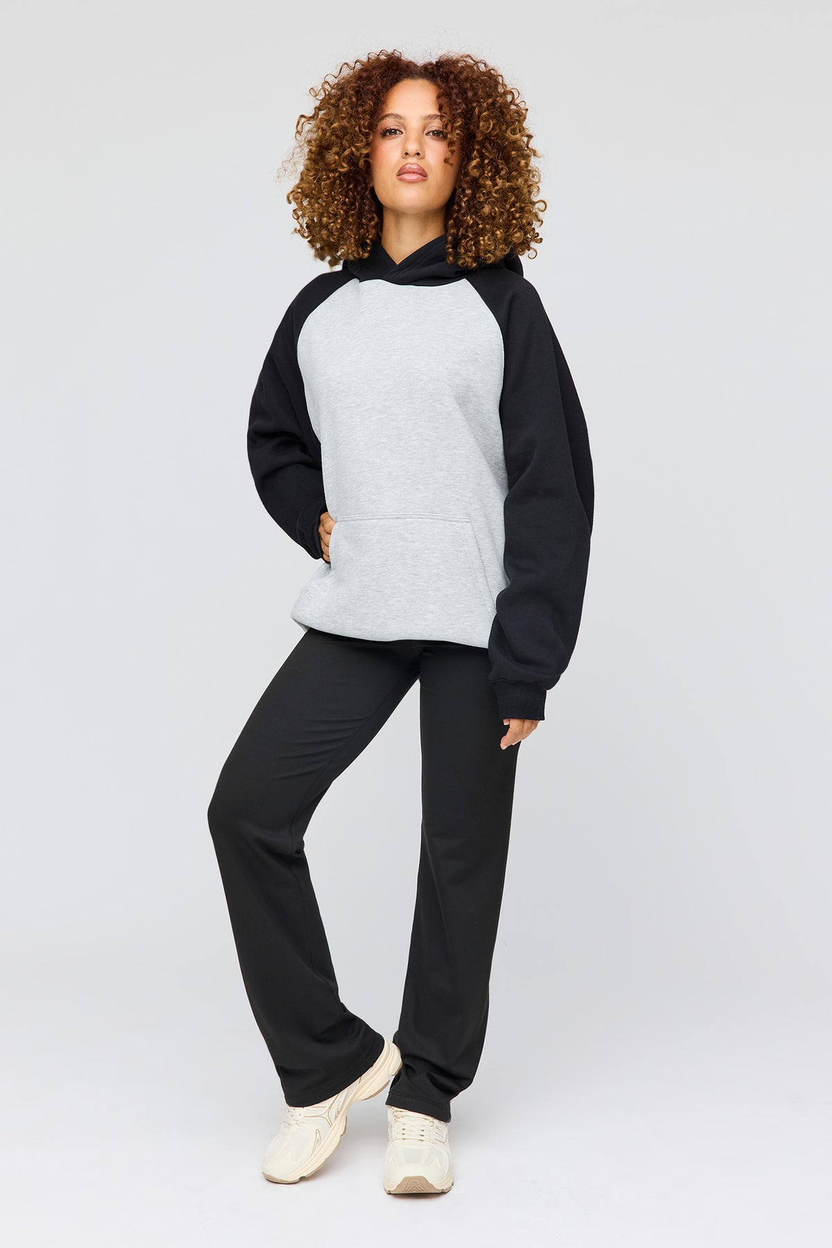 Alt View 3. Premium Fleece Grande Hoodie - Black