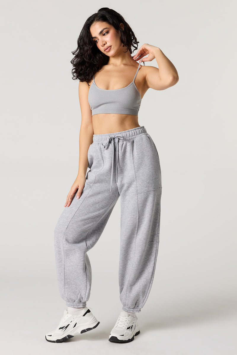 Jogger surdimensionné en molleton