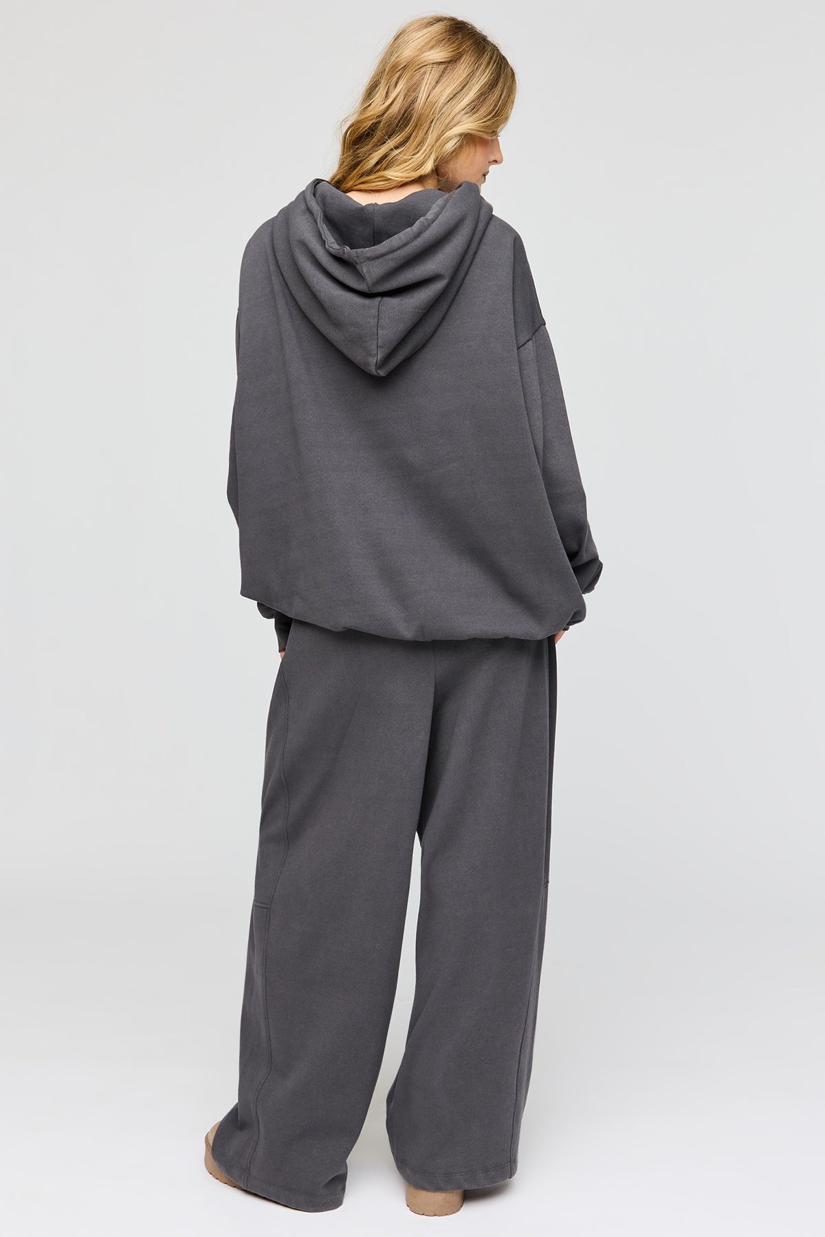 Alt View 3. Premium Fleece Humongous Barrel Sweatpant - Dark Grey