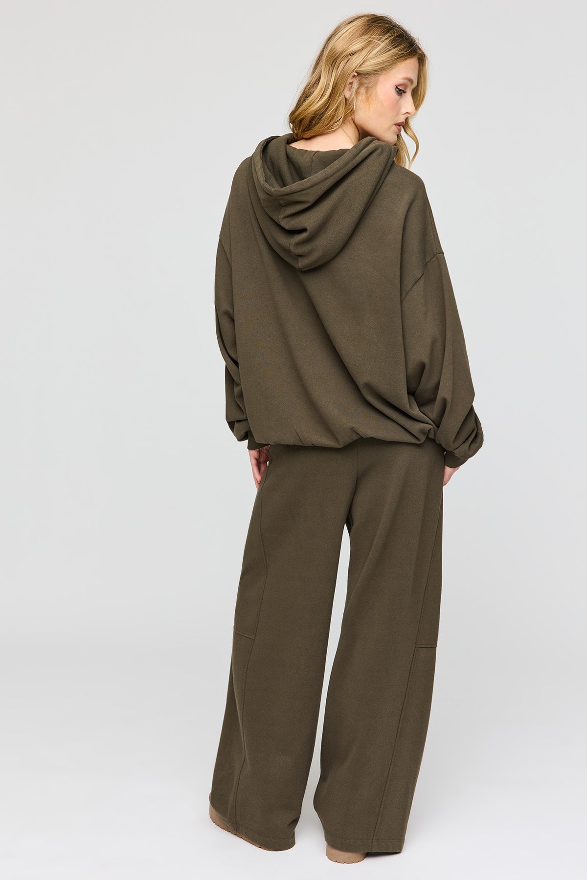 Alt View 3. Premium Fleece Humongous Barrel Sweatpant - Dark Green
