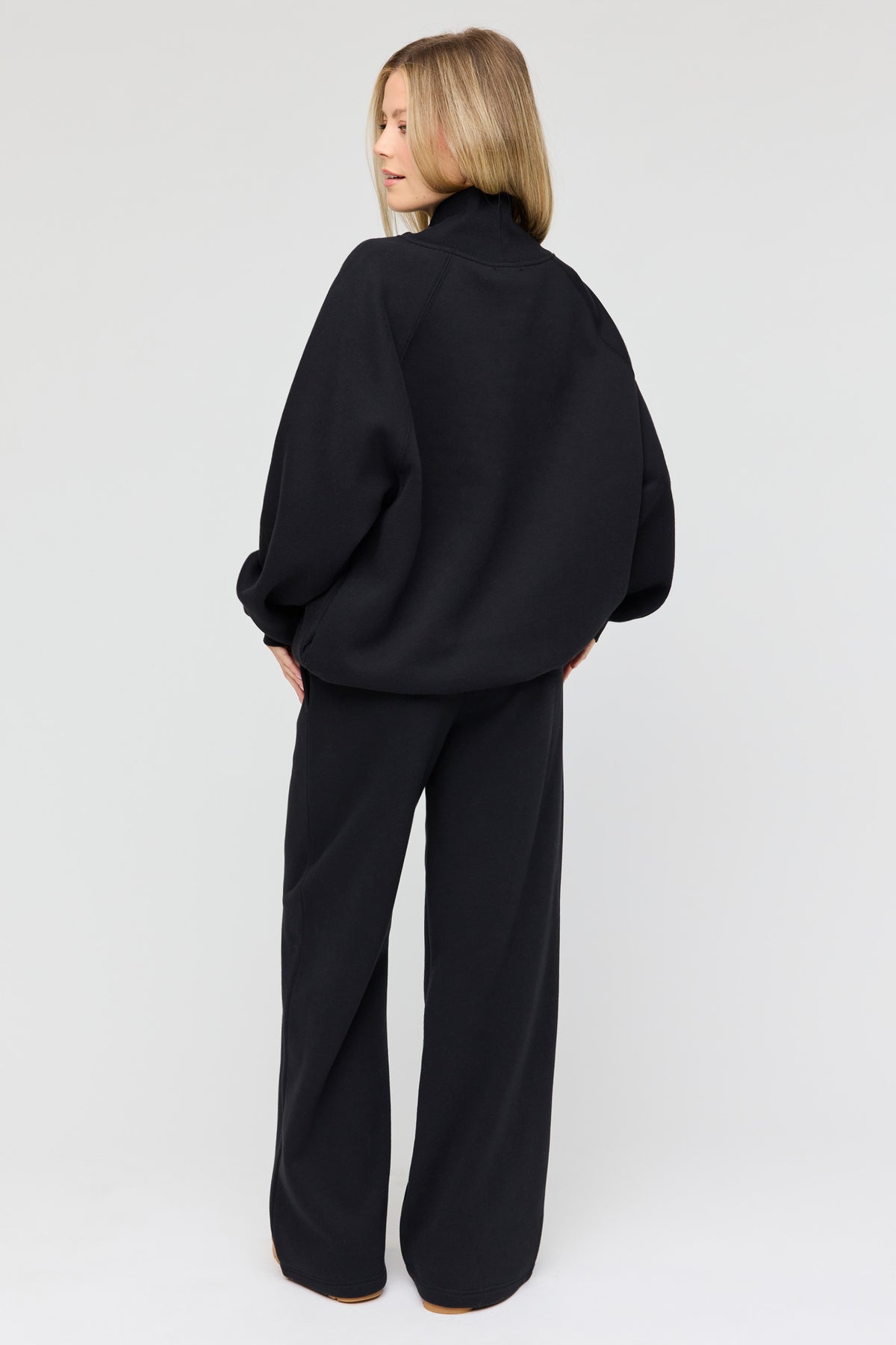 Vue alternative 3. Pantalon d'entraînement à jambe large en molleton supérieur
