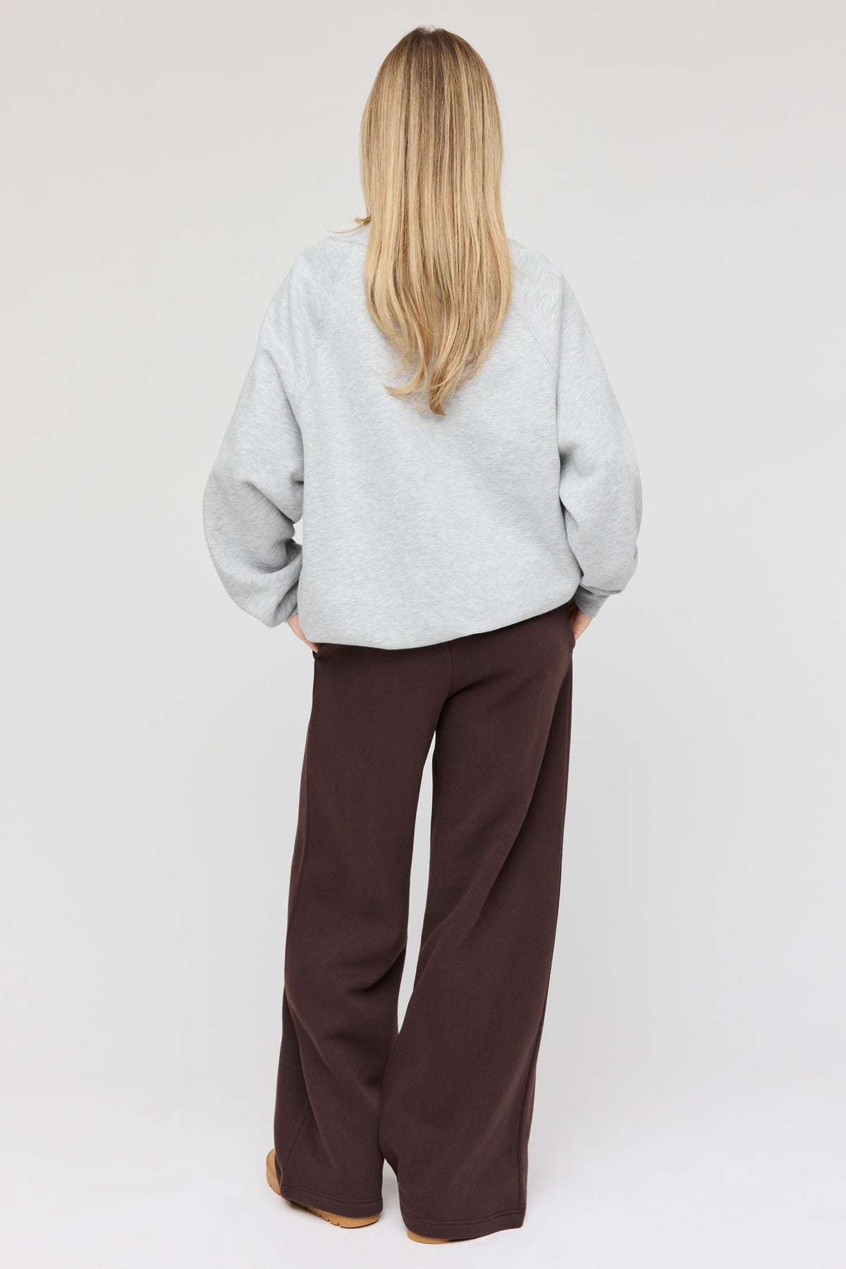 Vue alternative 3. Pantalon d'entraînement à jambe large en molleton supérieur