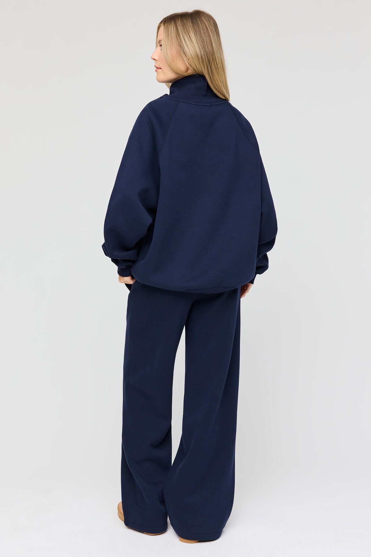 Vue alternative 3. Pantalon d'entraînement à jambe large en molleton supérieur