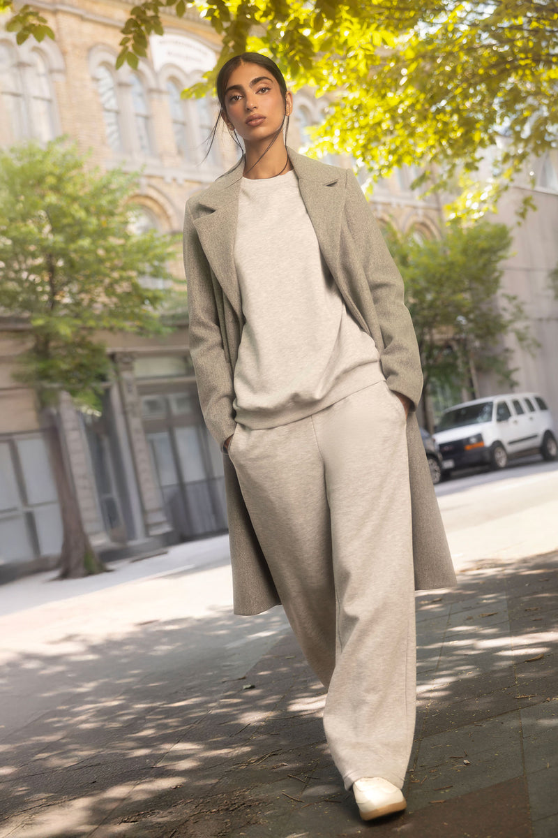Wide Leg Fleece Sweatpant