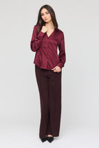 High Rise Wide Leg Dress Pant