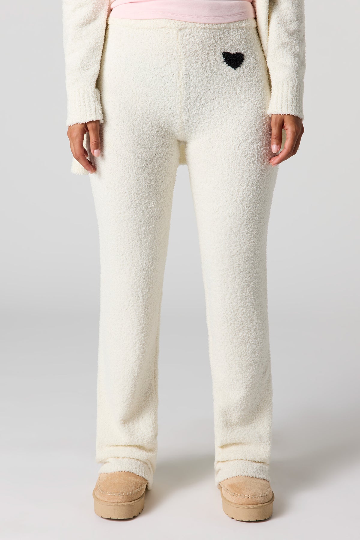 Vue alternative 2. Pantalon d'entraînement à jambe large en tricot