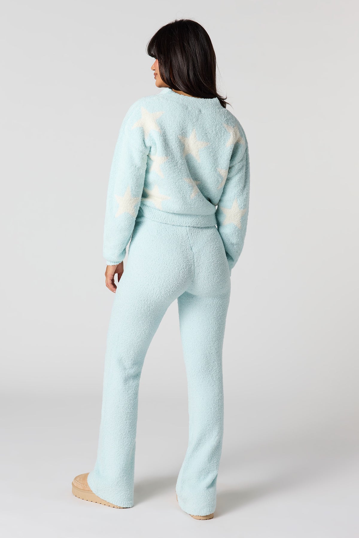 Vue alternative 3. Pantalon d'entraînement à jambe large en tricot