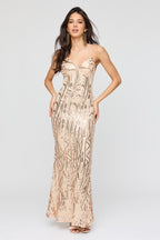 Sequin Mesh Mermaid Dress