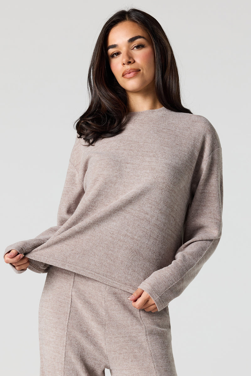 Soft Knit Long Sleeve Top