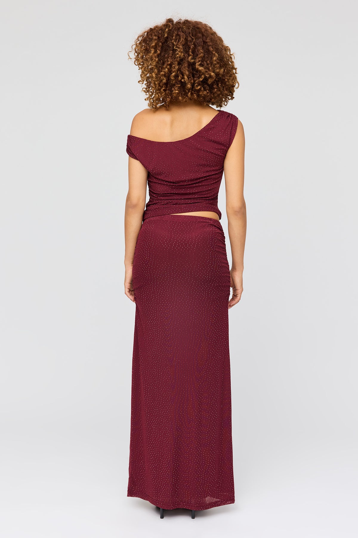 Vue alternative 2. Jupe maxi avec pierres du Rhin
