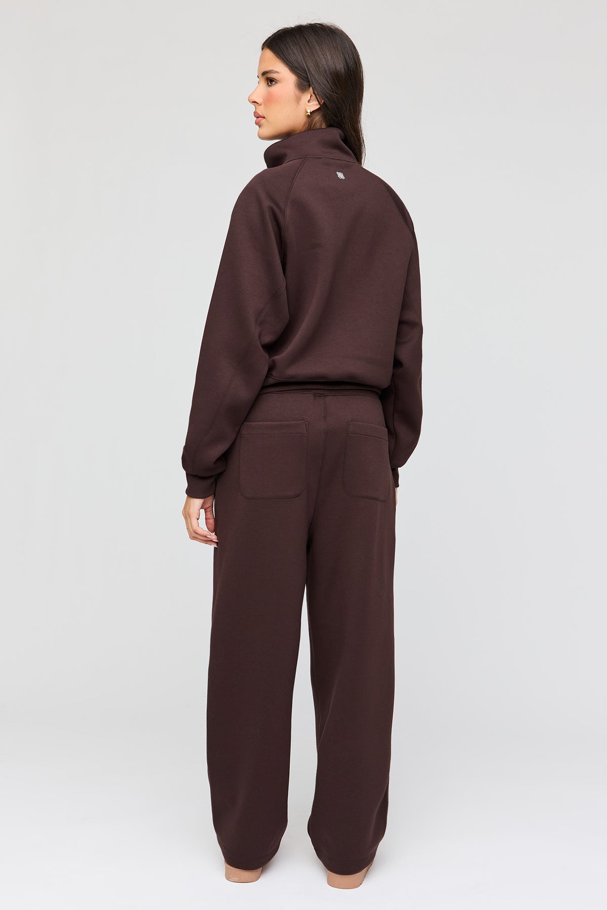Vue alternative 3. Pantalon d'entraînement à jambe baril en scuba de luxe