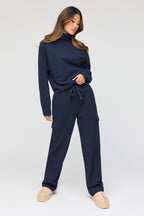 Waffle Knit Cargo Sweatpant