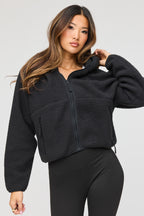 Sherpa Zip Hoodie