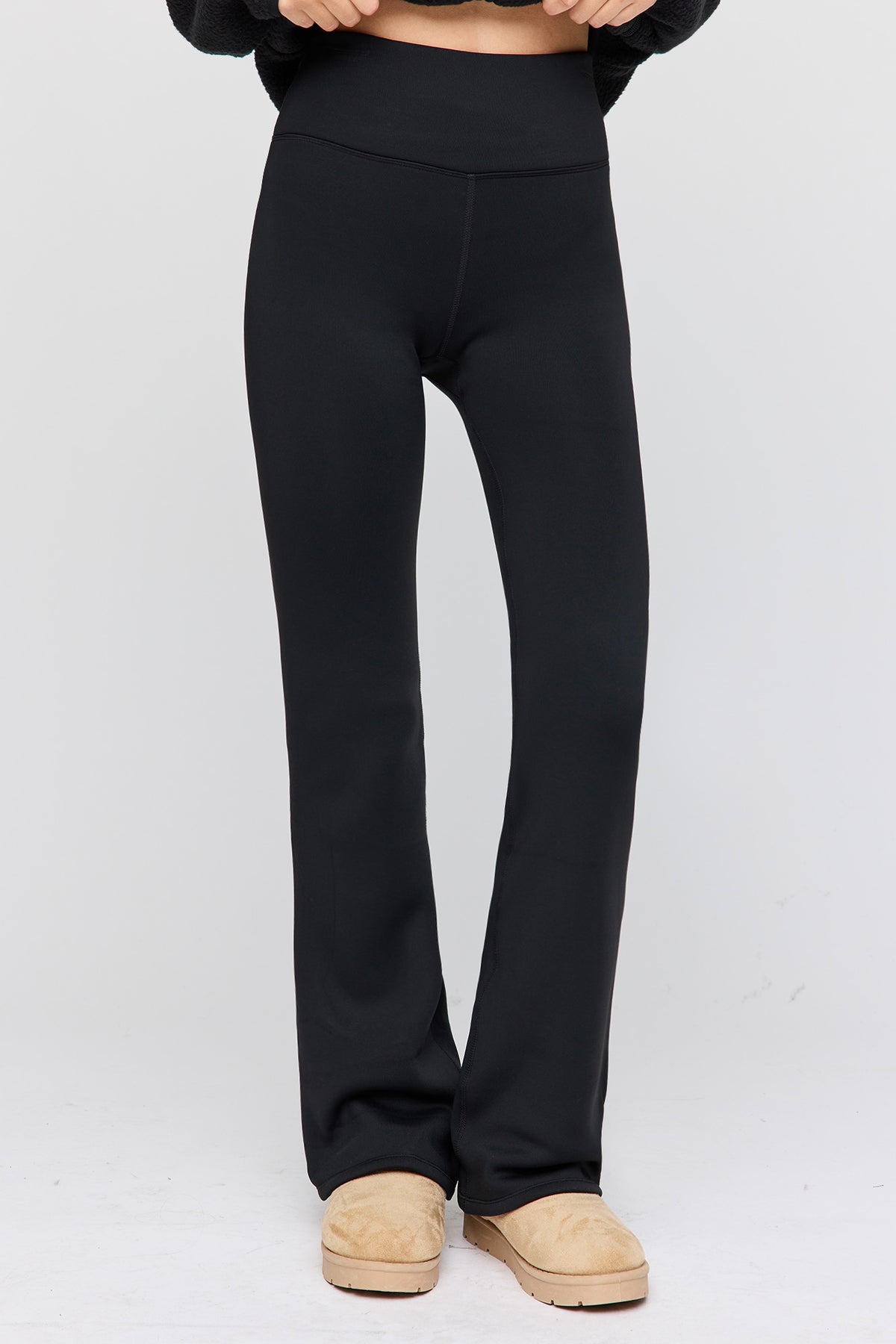 Vue alternative 2. Pantalon Active à jambe évasée doublé de molleton
