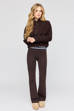 Pantalon Active à jambe évasée doublé de molleton