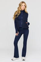 Pantalon Active à jambe évasée doublé de molleton