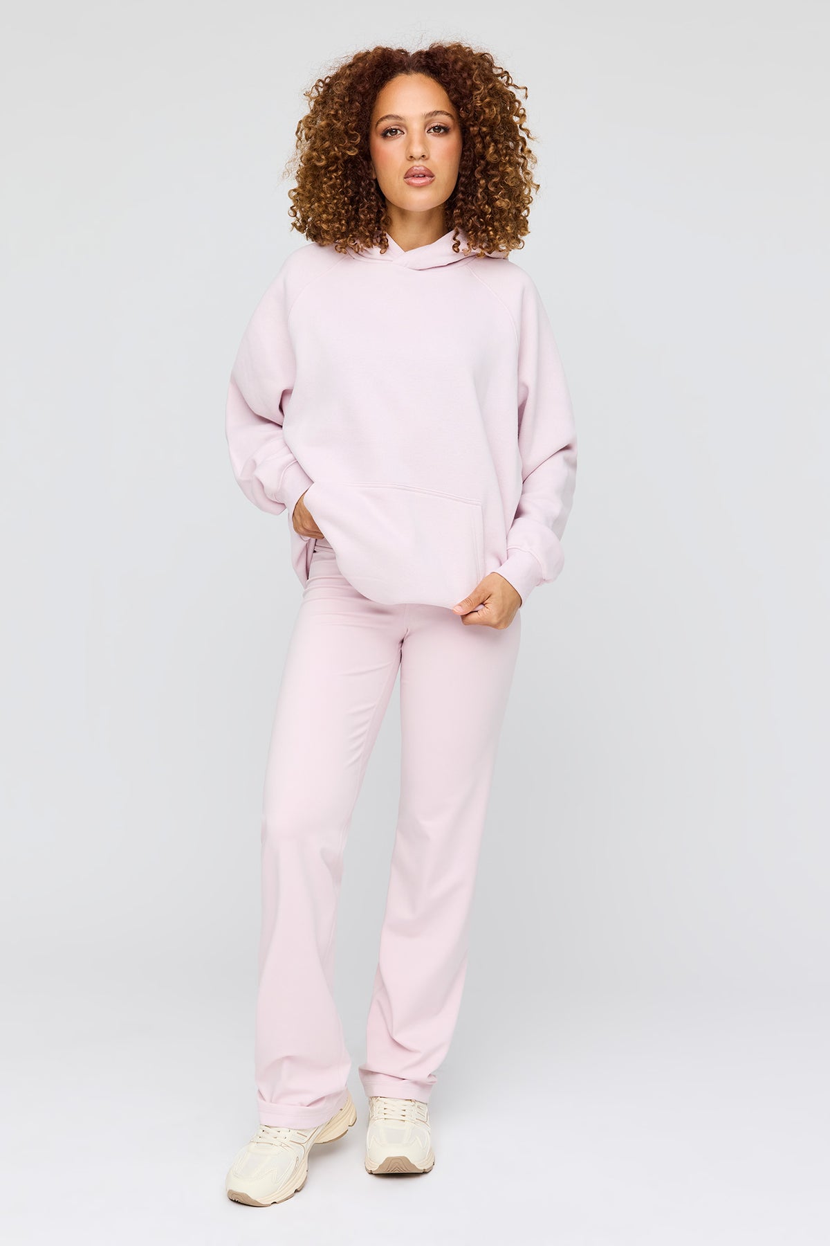 Active Warm Fleece Lined Straight Leg Pant - Pink
