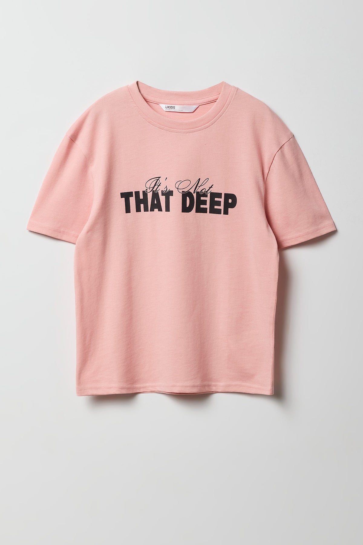 Vue alternative 2. T-shirt imprimé et uni pour fille (Lot de 2)