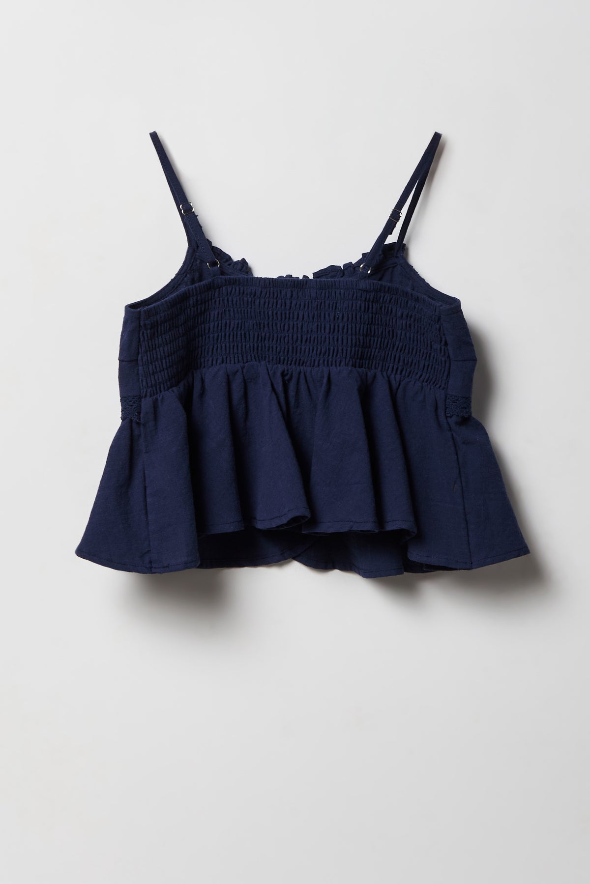 Alt View 2. Girls Babydoll Top - Royal Blue