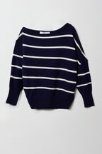 Girls Off-Shoulder Long Sleeve Top