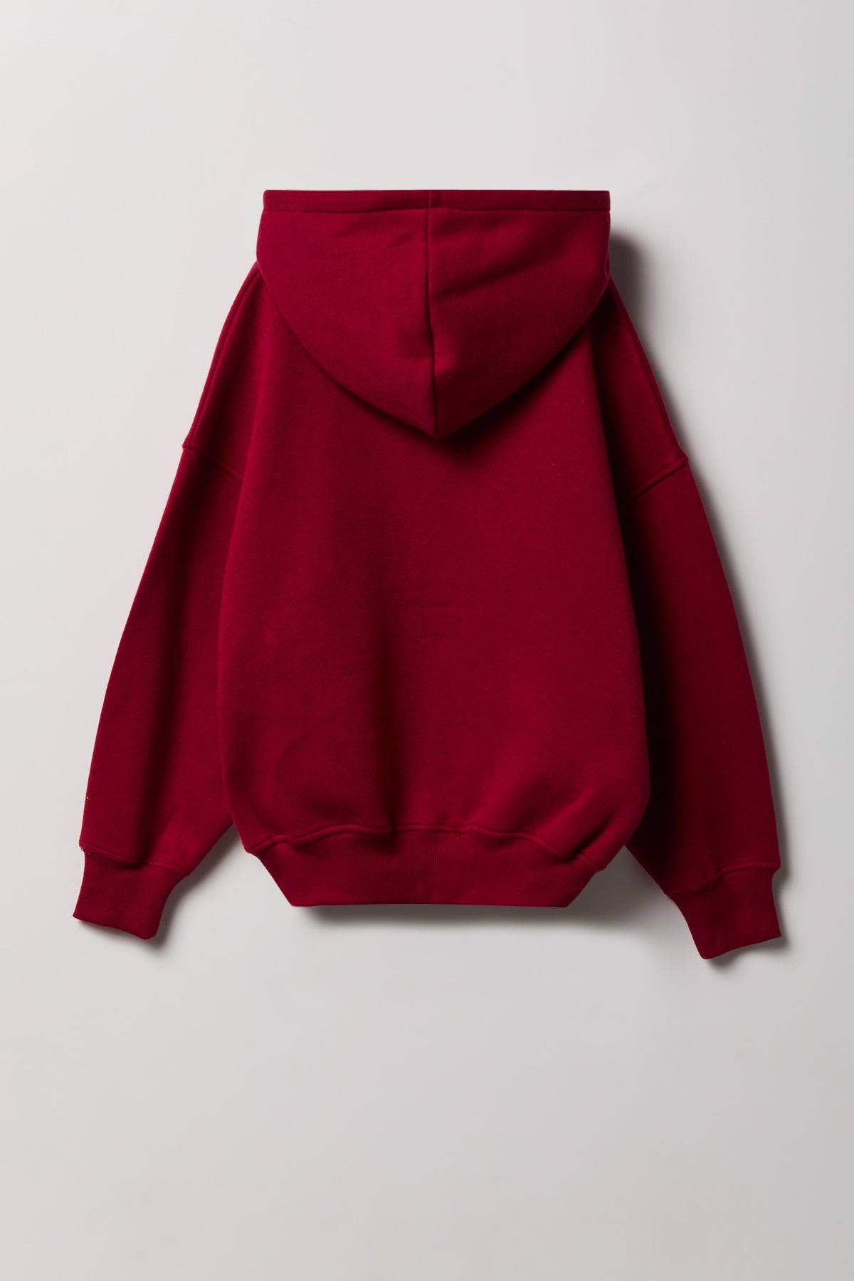 Vue alternative 2. Haut carré à capuchon en molleton de luxe pour fille