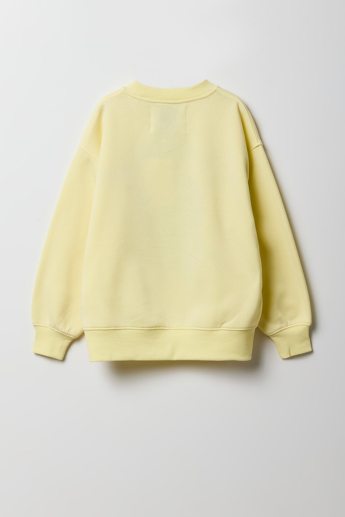 Vue alternative 2. Chandail surdimensionné en molleton avec motif brodé LA pour fille