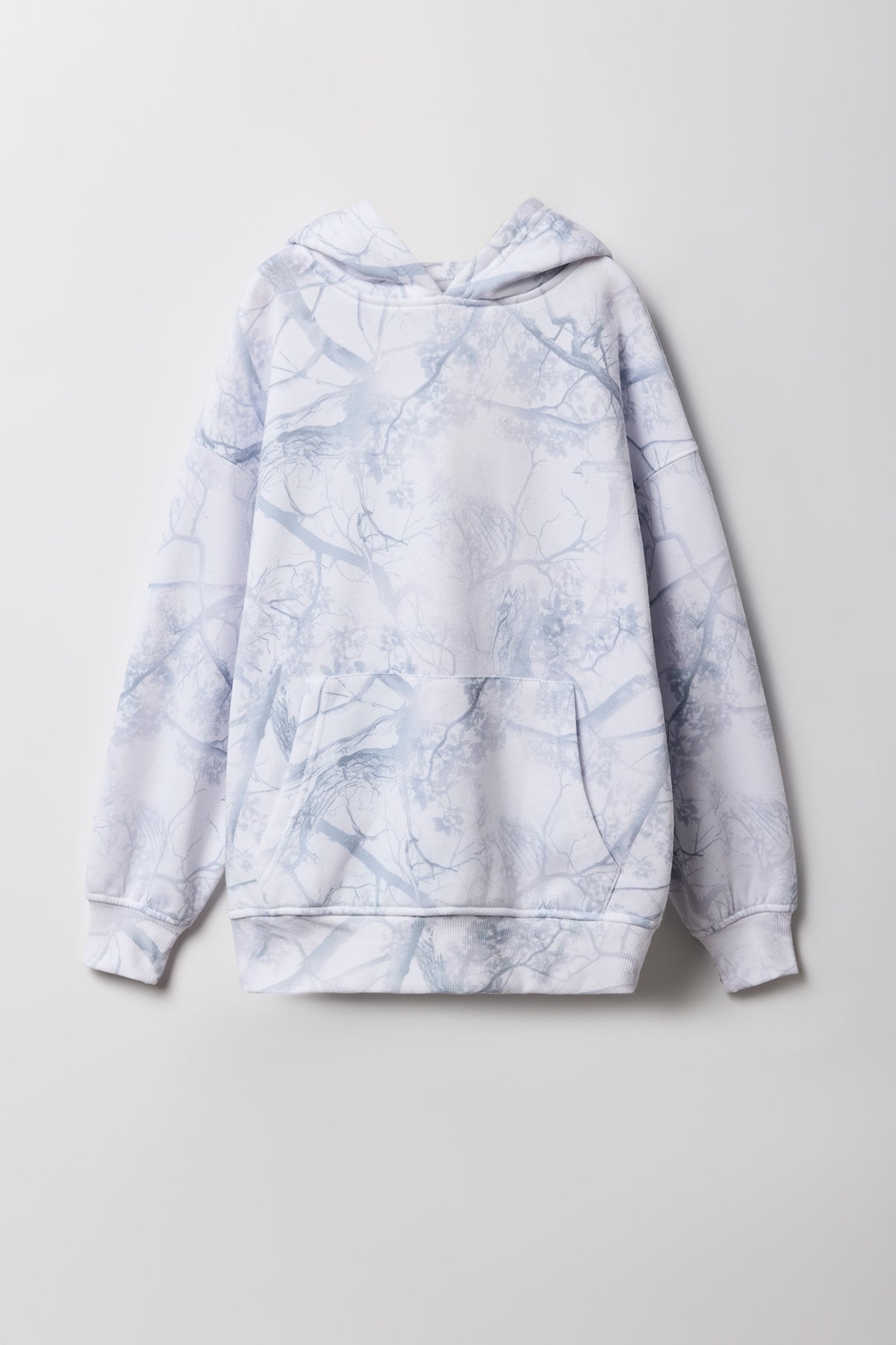 Girls City Graphic Fleece Oversized Hoodie - Camouflage