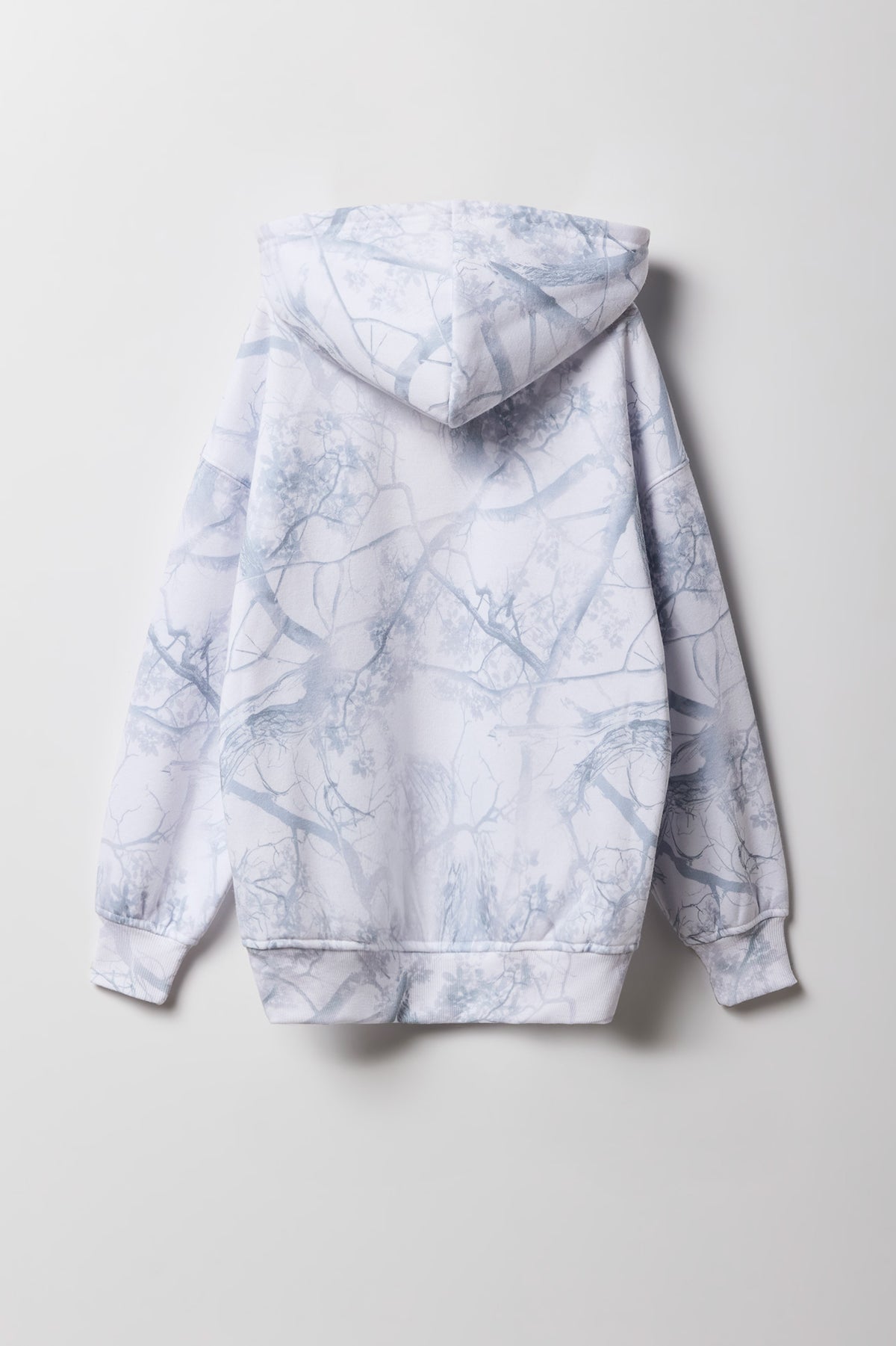 Alt View 2. Girls City Graphic Fleece Oversized Hoodie - Camouflage
