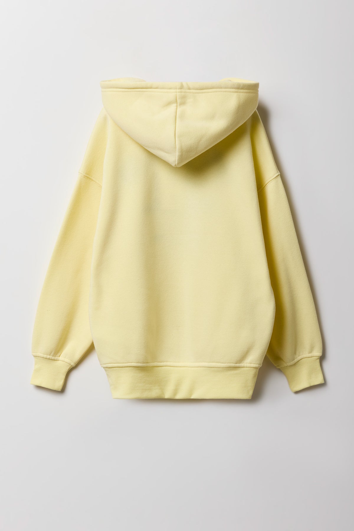 Alt View 2. Girls City Graphic Fleece Oversized Hoodie - Yellow