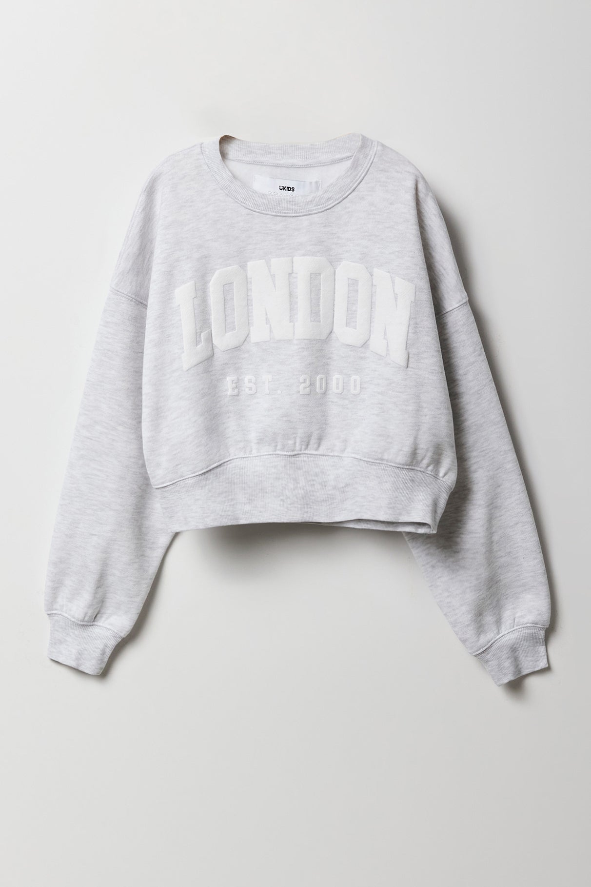 Girls London Puff Print Fleece Sweatshirt