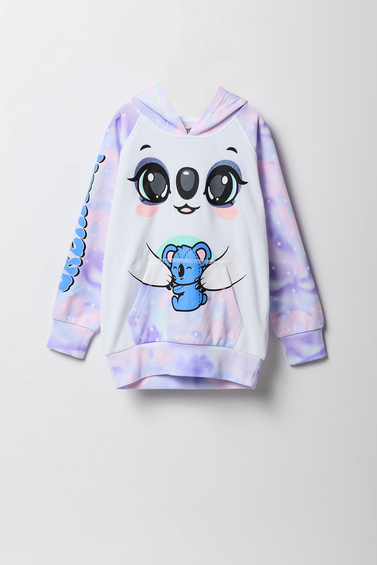 Girls Starry Koala Character Hoodie