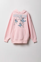 Girls Fleece Puff Print Hoodie