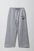 Girls Cherries Graphic Wide Leg Sweatpant