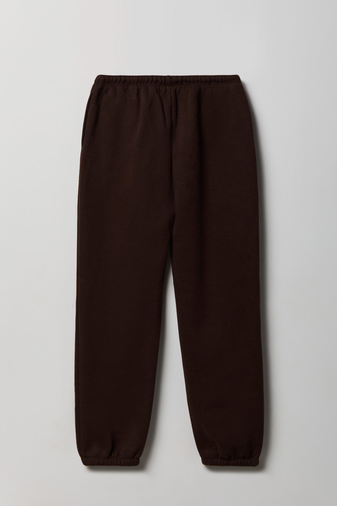 Alt View 2. Girls Luxe Fleece Oversized Jogger - Brown