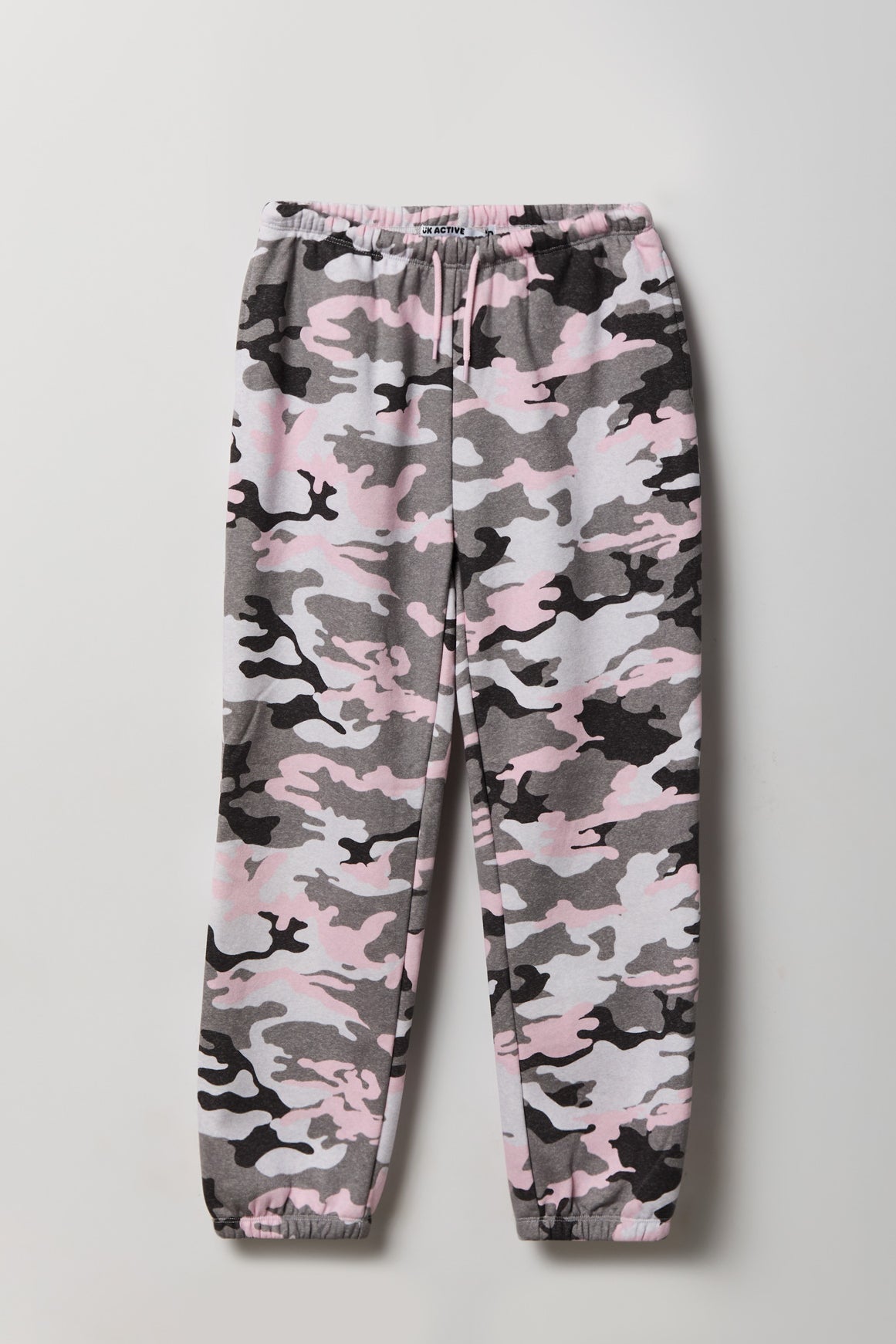 Girls Luxe Fleece Oversized Jogger - Camouflage