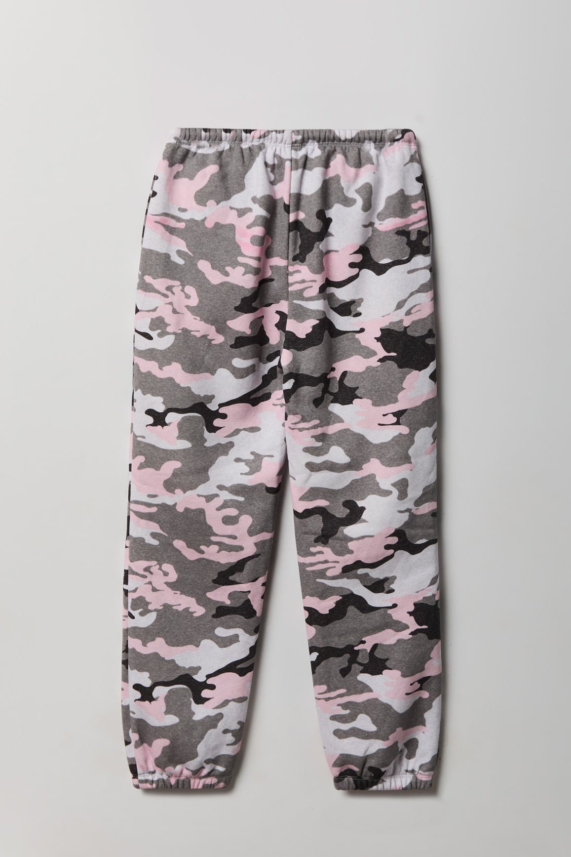 Alt View 2. Girls Luxe Fleece Oversized Jogger - Camouflage