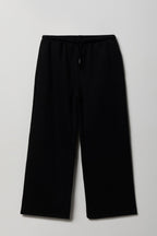 Pantalon d'entraînement à jambe large en molleton de luxe pour fille