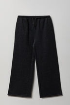 Pantalon d'entraînement à jambe large en molleton de luxe pour fille