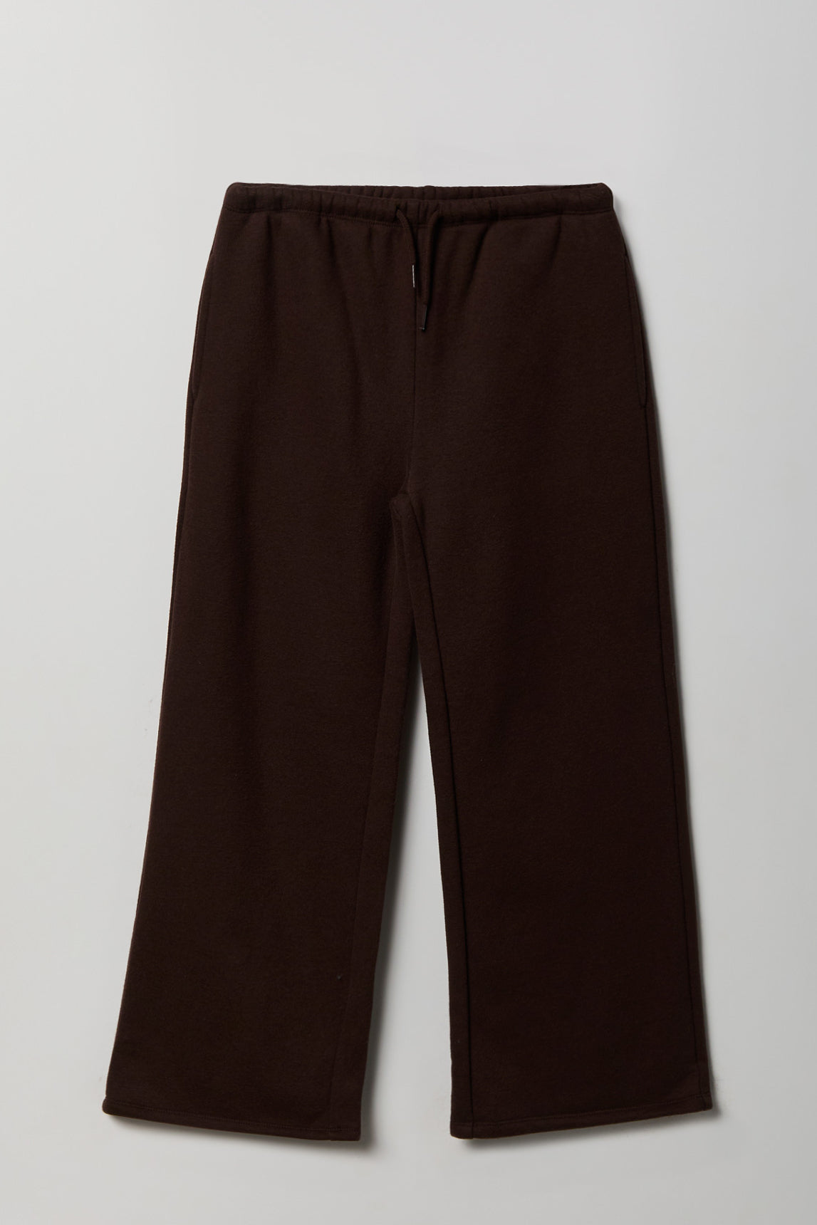 Pantalon d'entraînement à jambe large en molleton de luxe pour fille