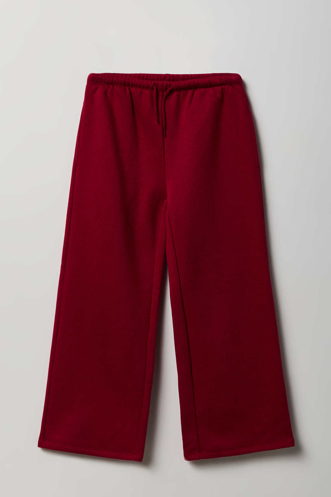 Pantalon d'entraînement à jambe large en molleton de luxe pour fille