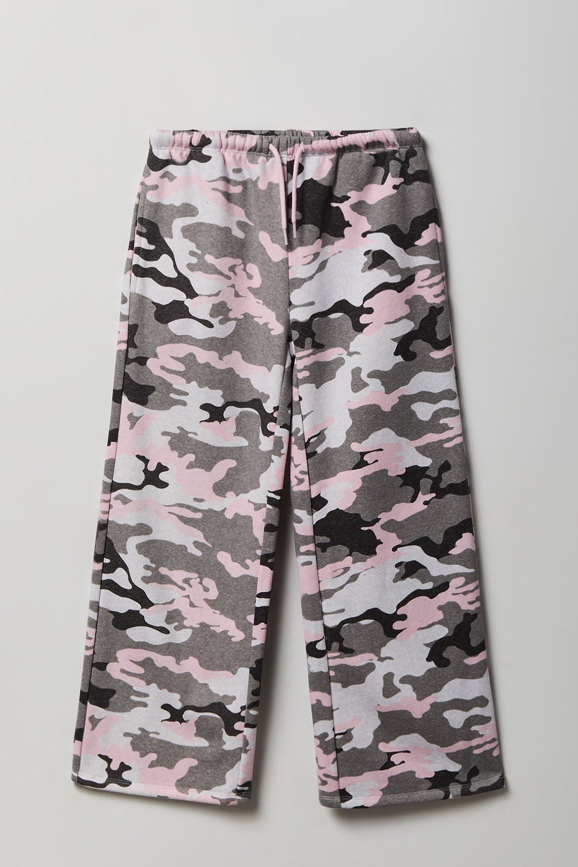Pantalon d'entraînement à jambe large en molleton de luxe pour fille