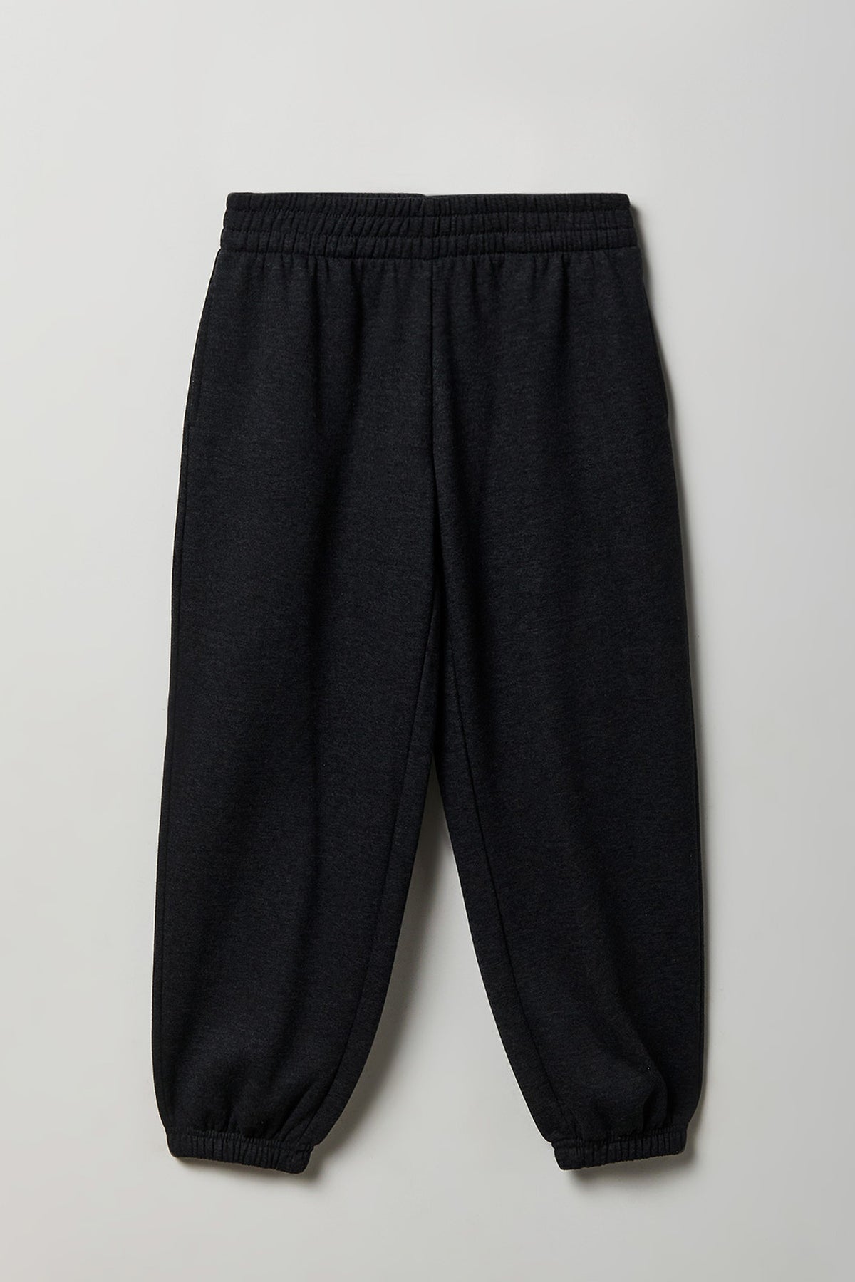 Girls Fleece Baggy Jogger - Charcoal