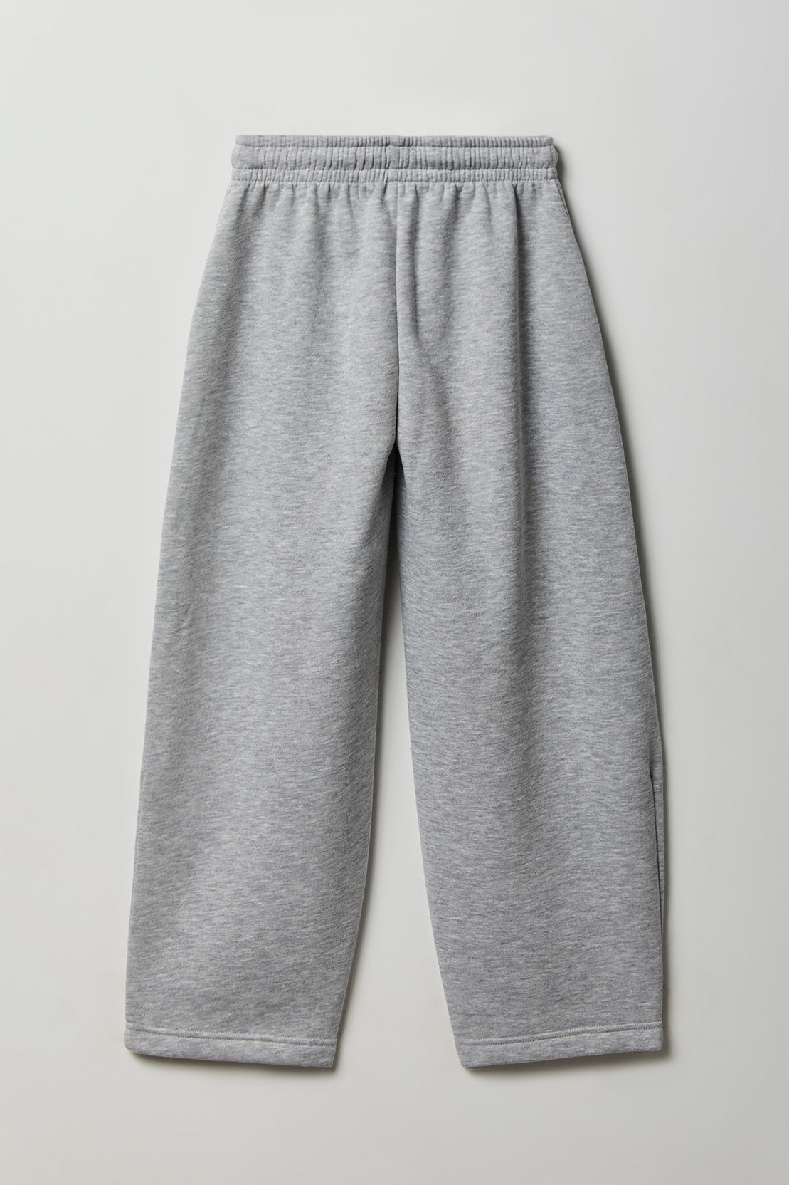 Alt View 2. Girls Fleece Barrel Sweatpant - Heather Grey
