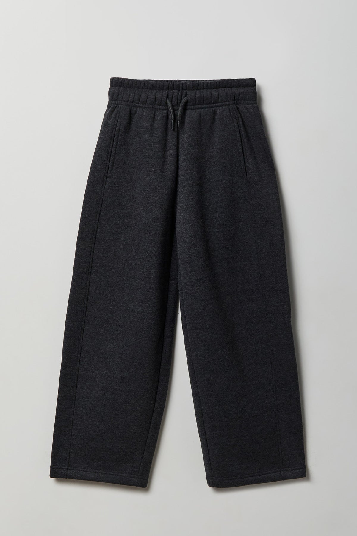 Pantalon d'entraînement à jambe baril en molleton de luxe pour fille