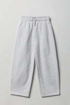 Pantalon d'entraînement à jambe baril en molleton de luxe pour fille