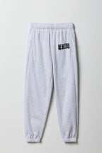 Girls Embroidered Fleece Jogger