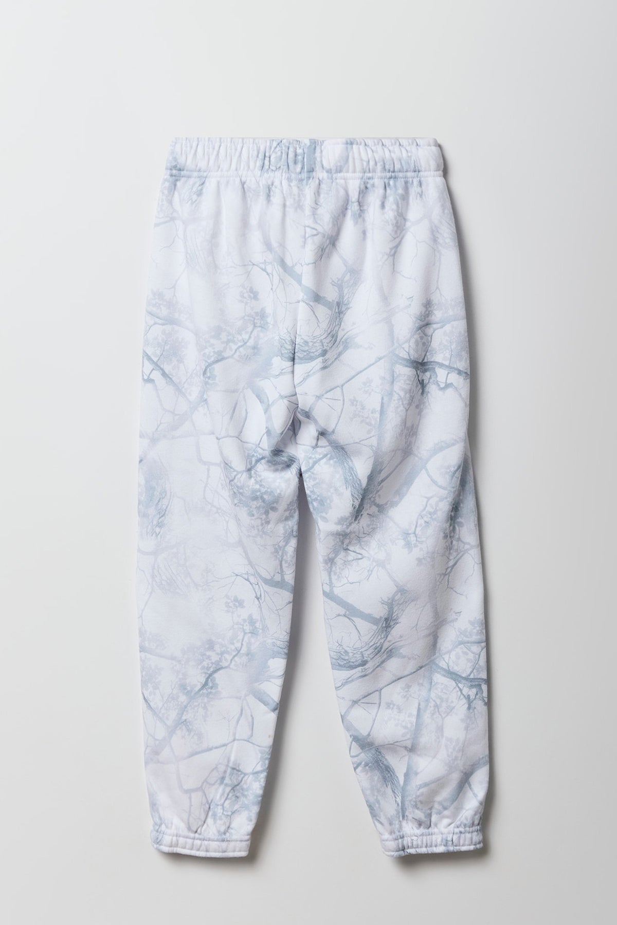Alt View 2. Girls Embroidered Fleece Jogger - Camouflage